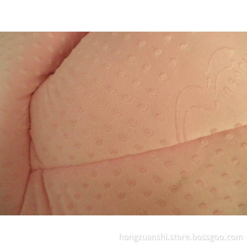 Bubble Pink Plain Soft Velour (HZS--00245)